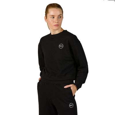 GSA Women's French Terry Cropped Sweatshirt - Jet Black