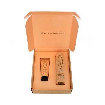 Coffret Cadeau Huile Nettoyante + Hydratante Coco + Vanille & Baume Lèvres 1