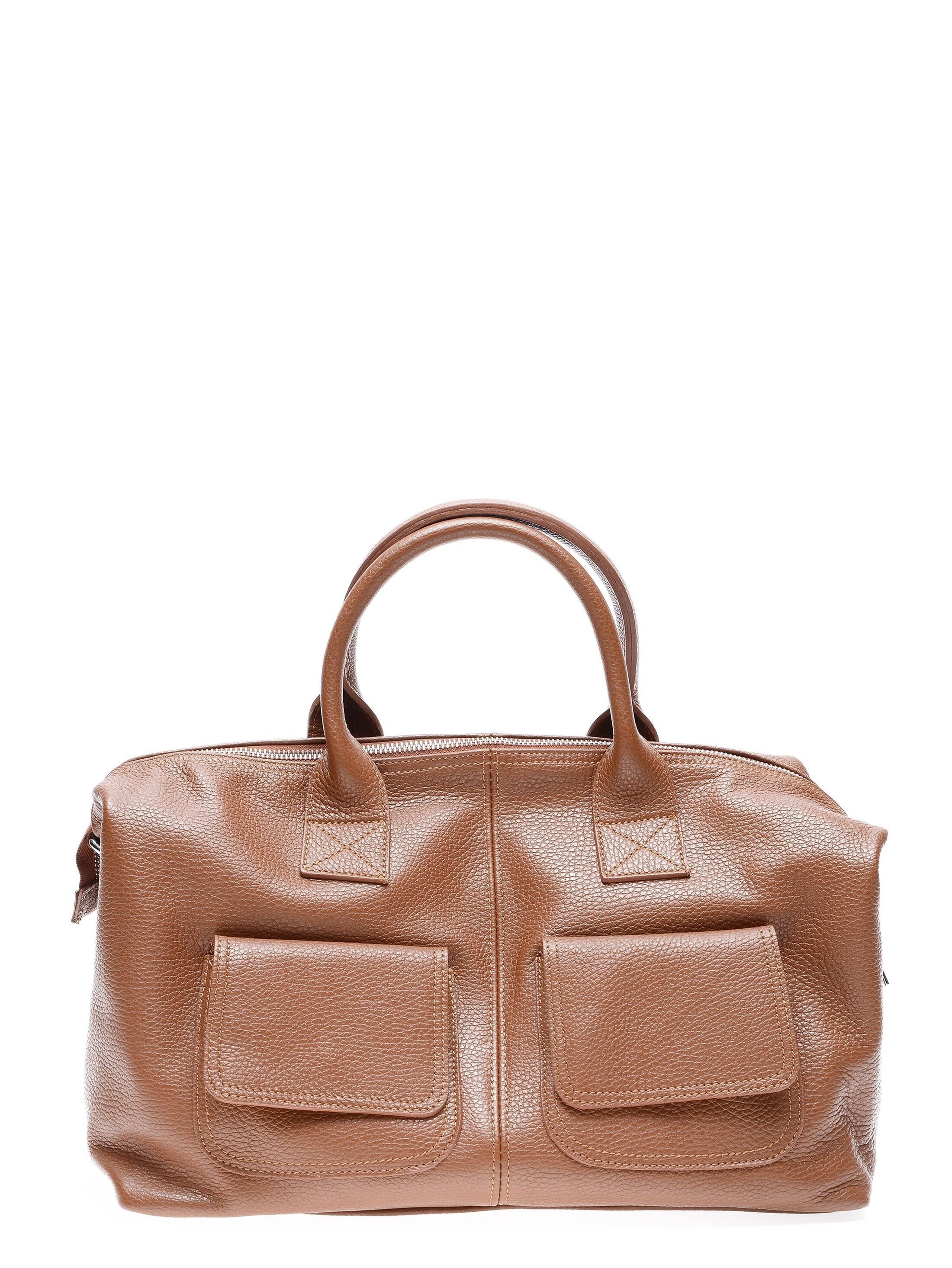AW21 AL 1633_COGNAC_Borsa con manico superiore