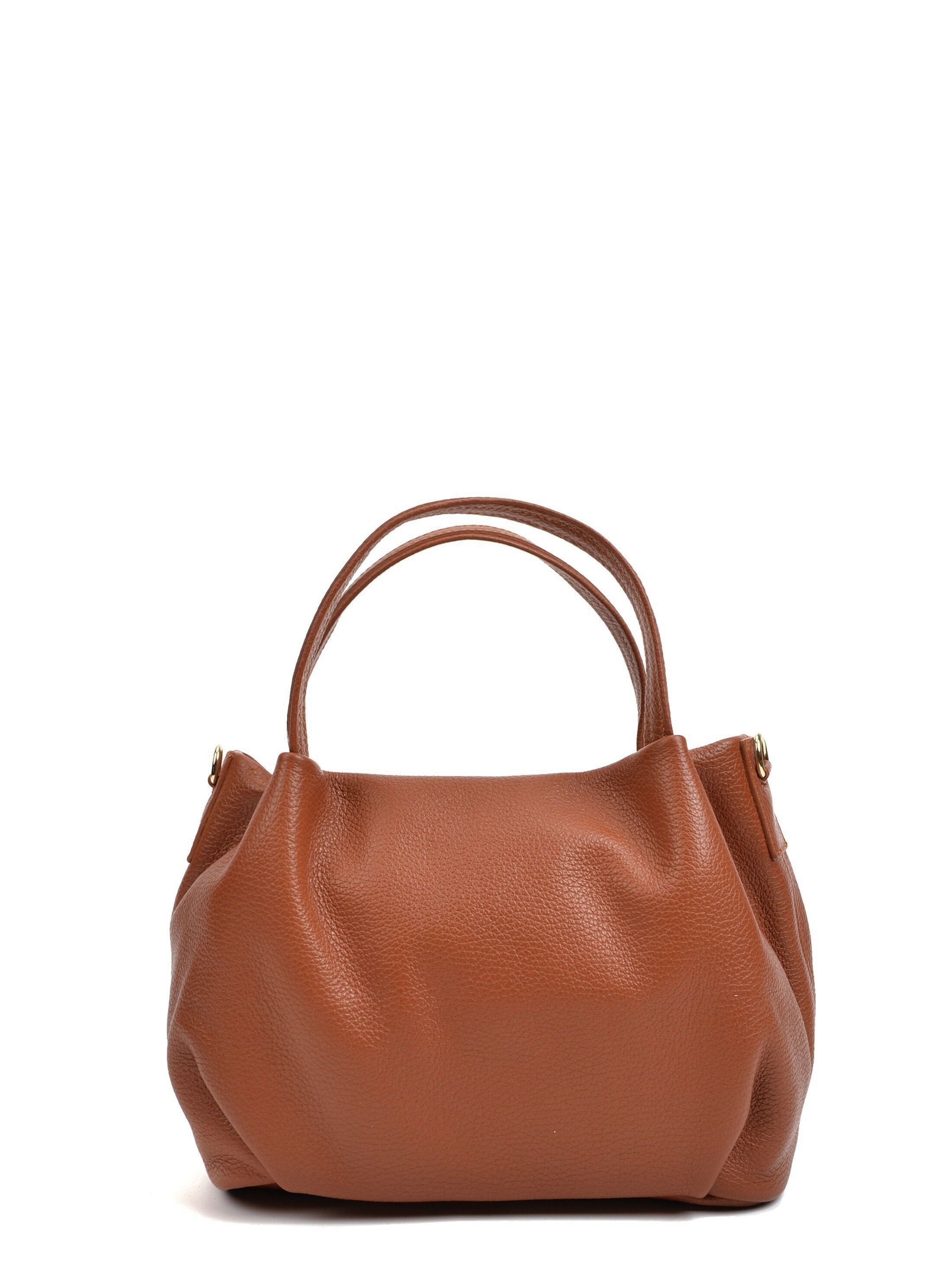 AW21 AL 1437_COGNAC_Borsa con manico superiore