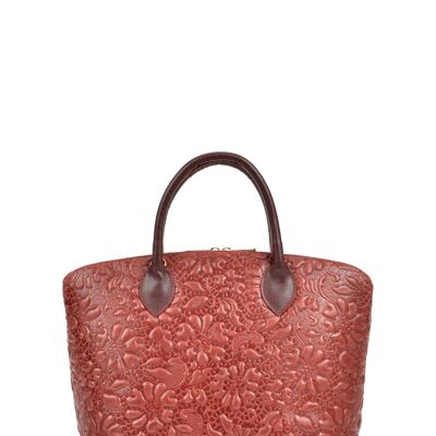 AW21 AL 8095_ROSSO_Borsa con manico superiore