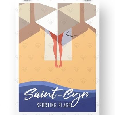 Saint Cyr sur mer - playa deportiva