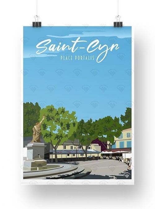 Saint Cyr sur mer - Place portalis