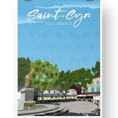 Saint Cyr sur mer - Place portalis