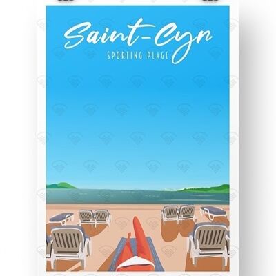 Saint Cyr sur mer - Lecques beach