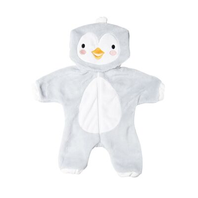 Puppen-Einteiler "Baby-Pinguin", Gr. 35-45 cm