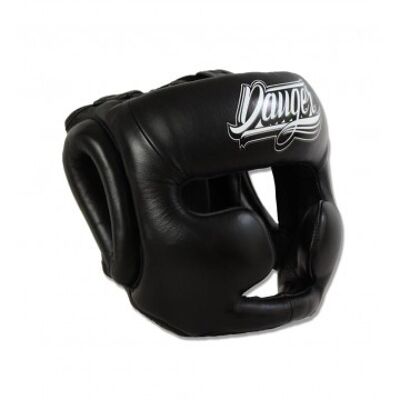 Hoofdbeschermer Danger head guard Pro | semi-leer | zwart - Product Kleur: Zwart / Product Maat: M