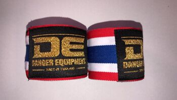 Bandage de boxe Danger drapeau thaïlandais | coton élastique 2