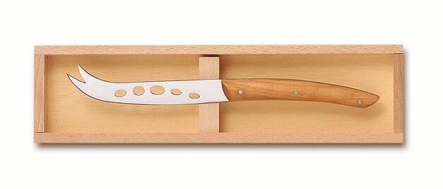 Portacoltelli da formaggio Le Thiers manico in legno di olivo