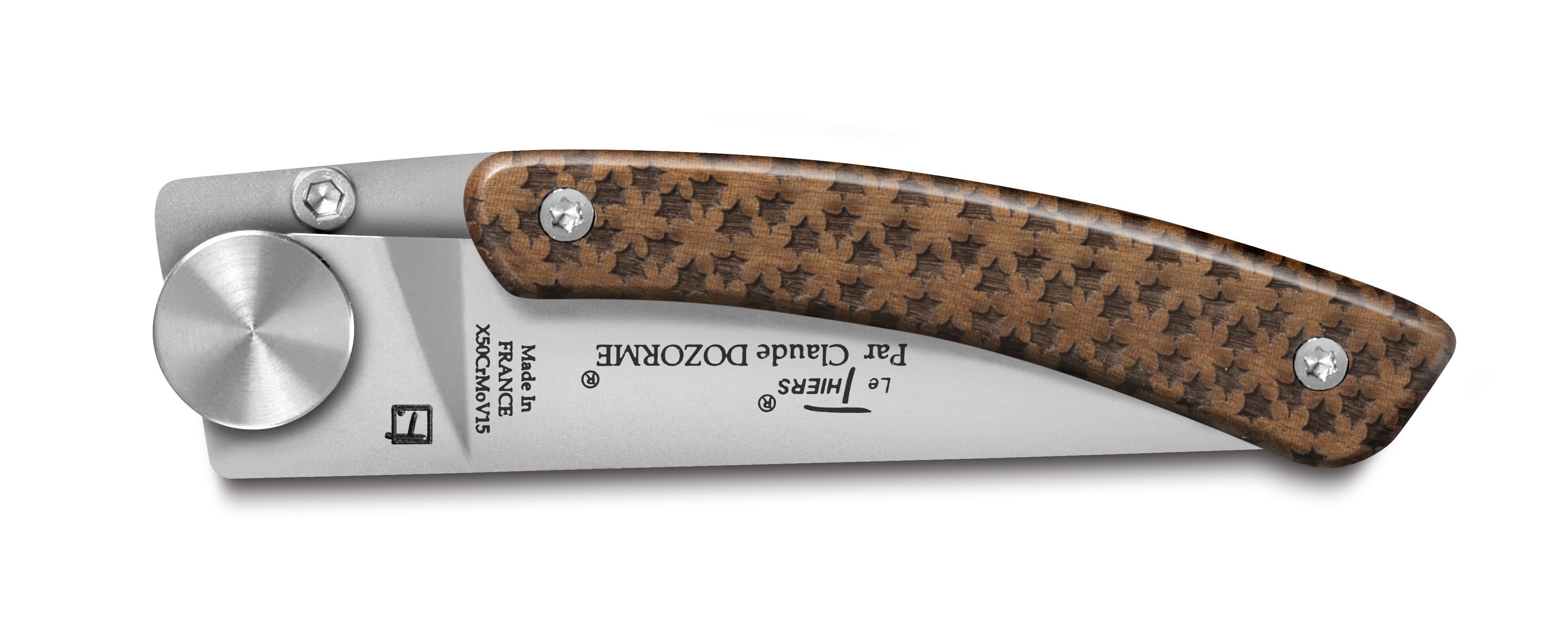 Liner Nature pocket knife star walnut handle