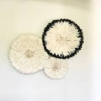 Set of 03 white and black juju hat