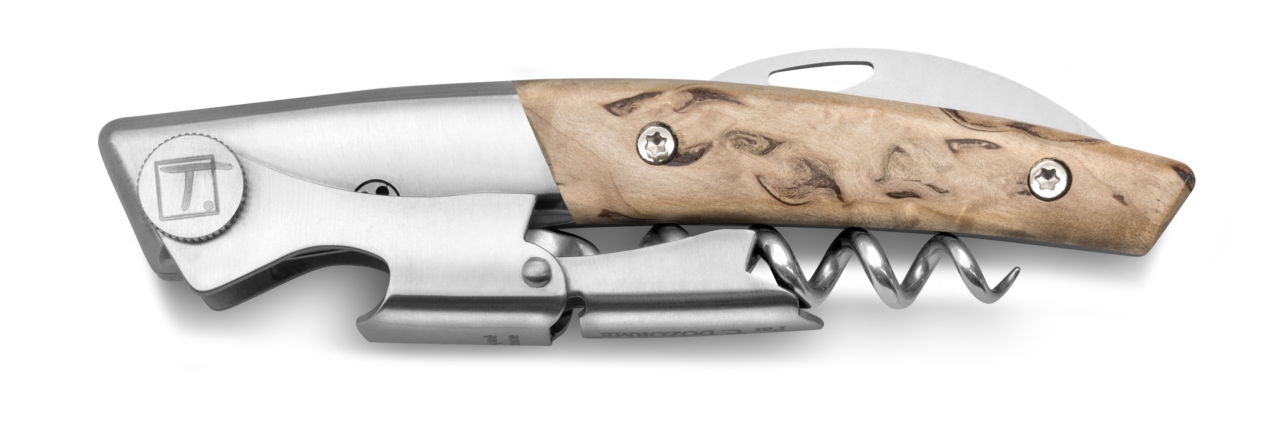 Sommelier Le Thiers manico in betulla nana blu/bianco/rosso