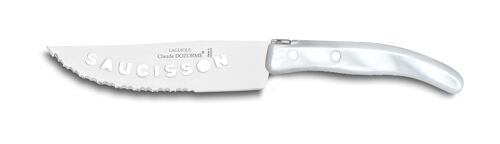 Pack couteau à saucisson (10 planches) panaché Gris/Marron