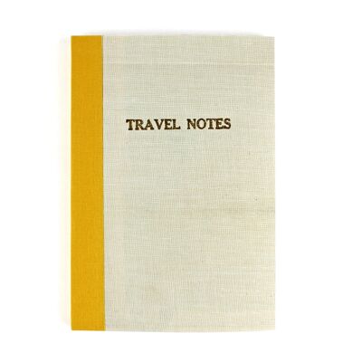 Linen Map Travel Notes YELLOW