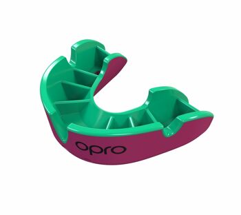 Protège-dents pour enfants OPRO | qualité argent - Couleur du produit : Rouge / Bleu 5