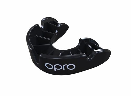 Gebitsbeschermer voor (vecht)sporten OPRO |bronzen kwaliteit - Product Kleur: Zwart