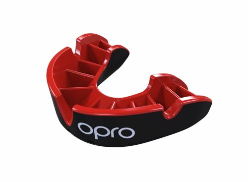 Gebitsbeschermer voor (vecht)sport OPRO | zilveren kwaliteit - Product Kleur: Rood / Blauw