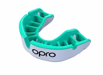 Protège-dents pour sports (de combat) OPRO | qualité or - Couleur du produit : Rouge/Perle 5