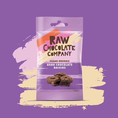 Chocolate Raisins 28g Snack Pack Vegan Organic