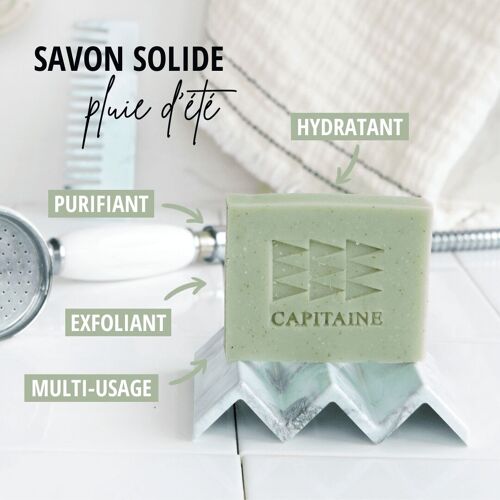 Savon Bio « Pluie d’Été » -E- Exfoliant - 100g - En étui