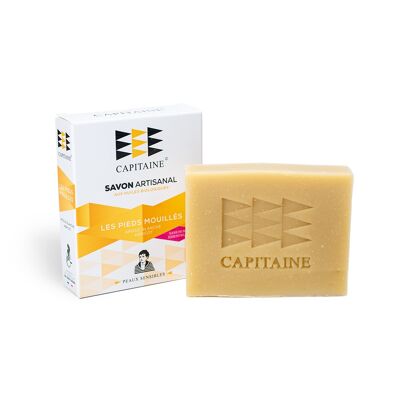 Organic Soap “Wet Feet” -E- Sensitive Skin - 100g - In case