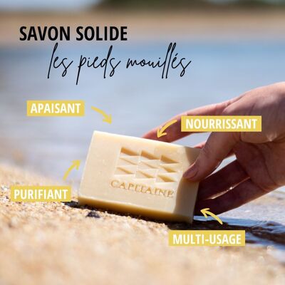Savon Bio « Les Pieds Mouillés » -E- Peau Sensible - 100g - En étui