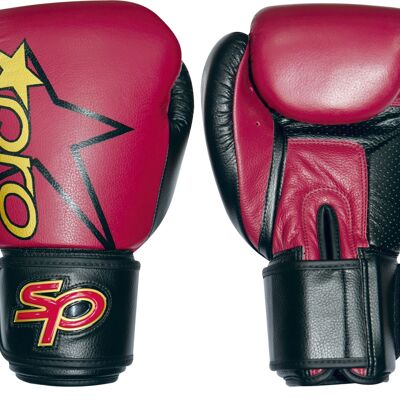 Bokshandschoen Starpro pro sparring glove | rood-zwart - Product Kleur: donkerrood / zwart / Product Maat: 10OZ