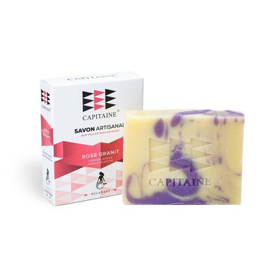 Organic Soap “Rose Granit” -E- Relaxing - 100g - In case