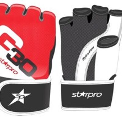 MMA-traininghandschoen Starpro G30 | rood-zwart-wit - Product Kleur: Wit / Zwart / Rood / Product Maat: XL