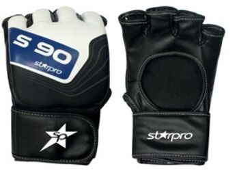 Gant MMA Starpro S90 | noir-blanc-bleu - Couleur du produit : Blanc / Noir / Bleu / Taille du produit : S