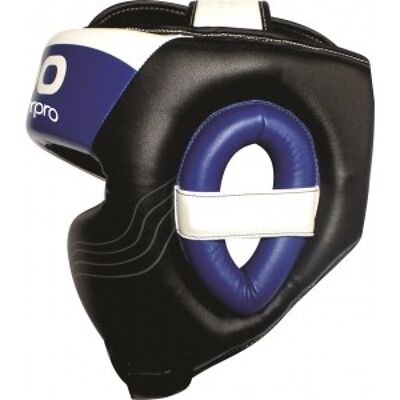 Hoofdbeschermer (head guard) Starpro S90 | zwart-wit-blauw - Product Kleur: Wit / Zwart / Blauw / Product Maat: S