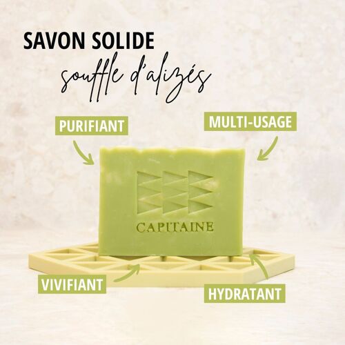 Savon Bio « Souffle d’Alizés » -E- Hydratant - 100g - En étui