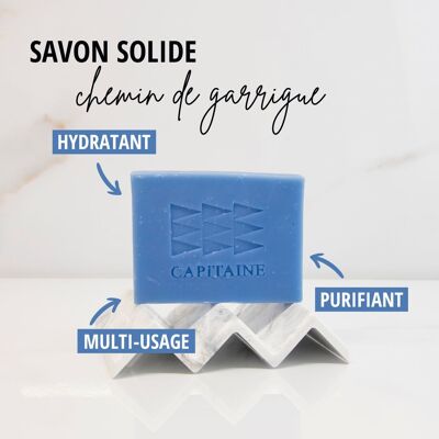 Sapone Biologico “Chemin de Garrigue” -E- Rigenerante - 100g - In astuccio