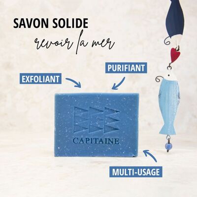 Organic Soap “Revoir la Mer” - E - Exfoliant - 100g