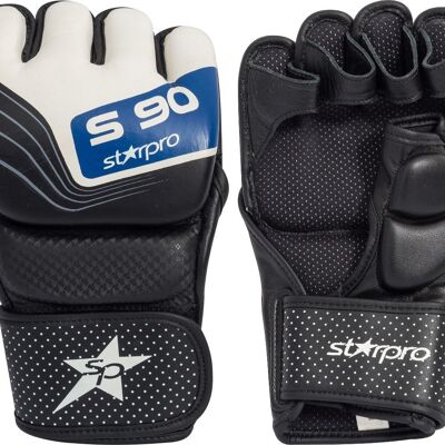 MMA-sparringhandschoenen Starpro S90 | zwart-wit-blauw - Product Kleur: Wit / Zwart / Blauw / Product Maat: S
