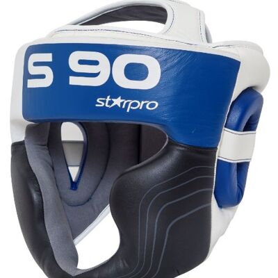 Hoofdbeschermer Super Pro Starpro S90 | zwart-wit-blauw - Product Kleur: Wit / Zwart / Blauw / Product Maat: XS