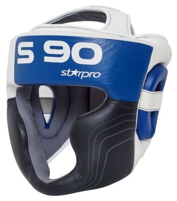 Casque Super Pro Starpro S90 | noir-blanc-bleu - Couleur du produit : Blanc / Noir / Bleu / Taille du produit : XL 1