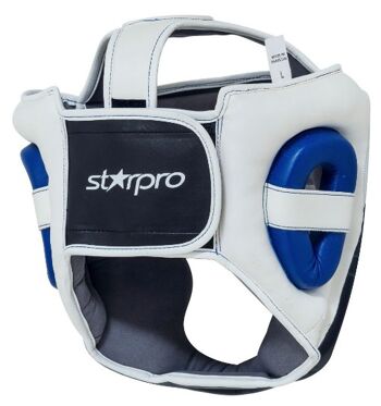 Casque Super Pro Starpro S90 | noir-blanc-bleu - Couleur du produit : Blanc / Noir / Bleu / Taille du produit : XL 2