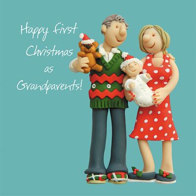 First Christmas as Grandparents card