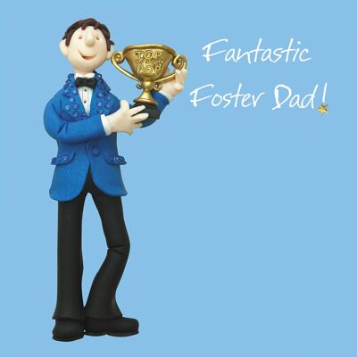 Fantastic Foster Dad blank card