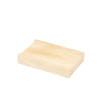 Wooden soap dish