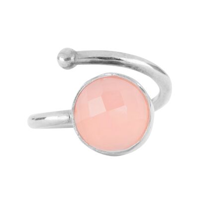 Silver Ring with Rosequartz