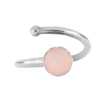 Silver KIDS Ring with Rosequartz