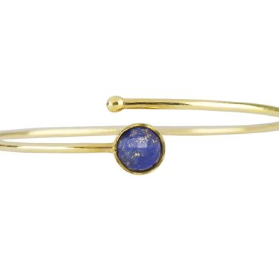 Gold KIDS Bracelet with Lapis lazuli