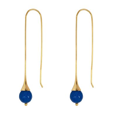 Georgette earring with Blue Aventurine1
