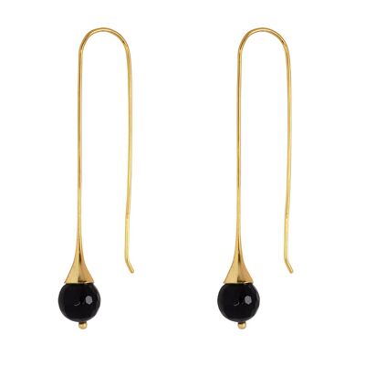 Georgette earring with Black Onyx1