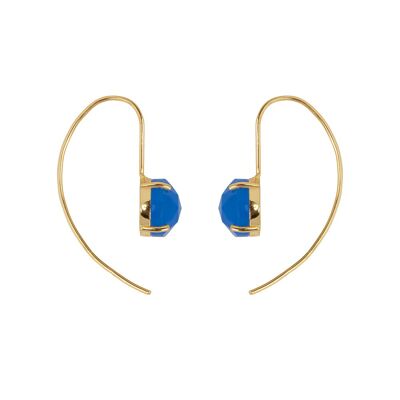 Sara earring Blue chalcedony1