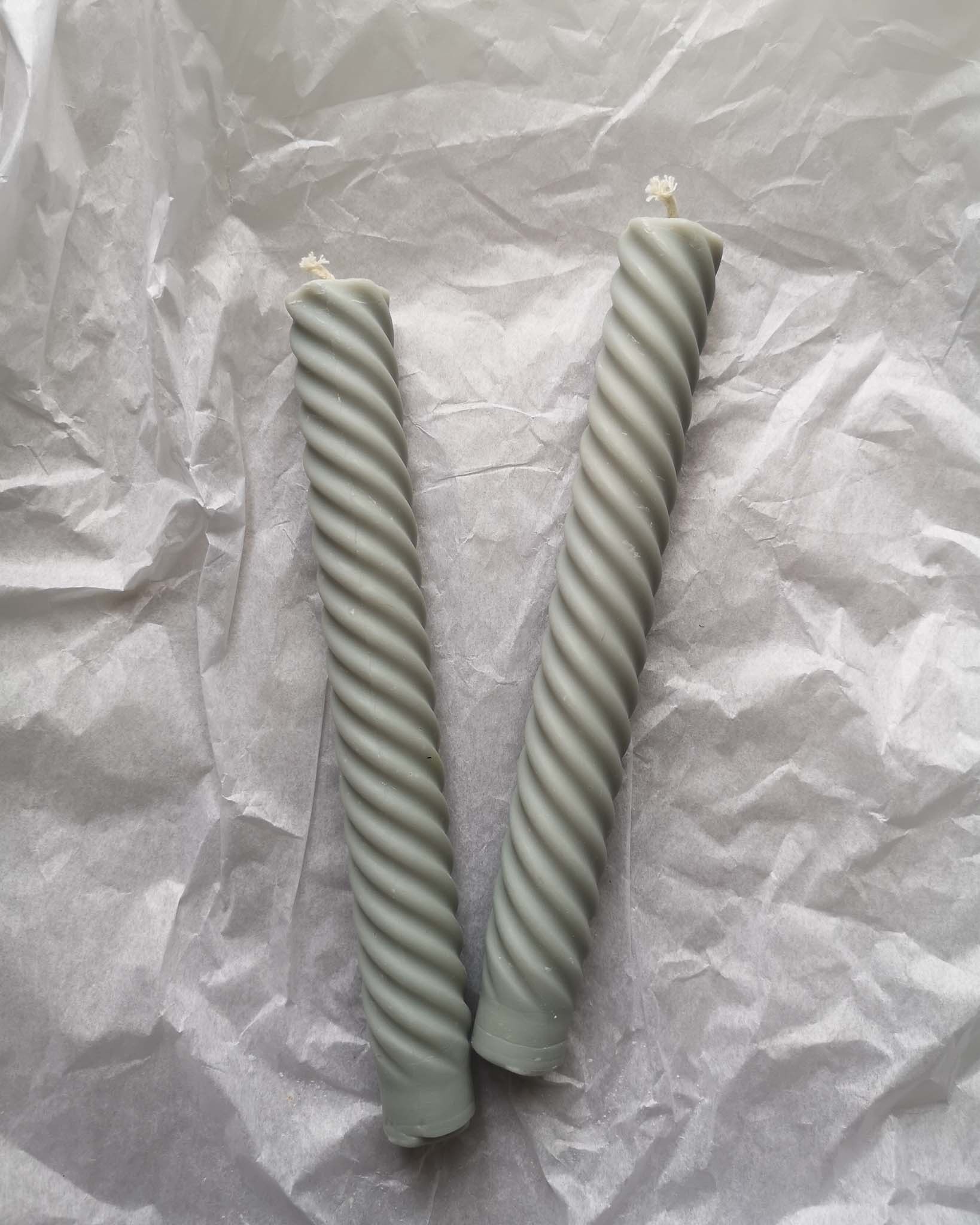 Candela a spirale / conica intrecciata (Ocean Tide)