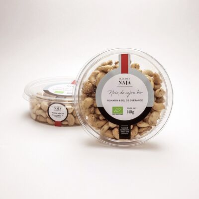 Organic rosemary cashew nuts-140g