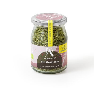 Organic rosemary - 40 g in a returnable jar